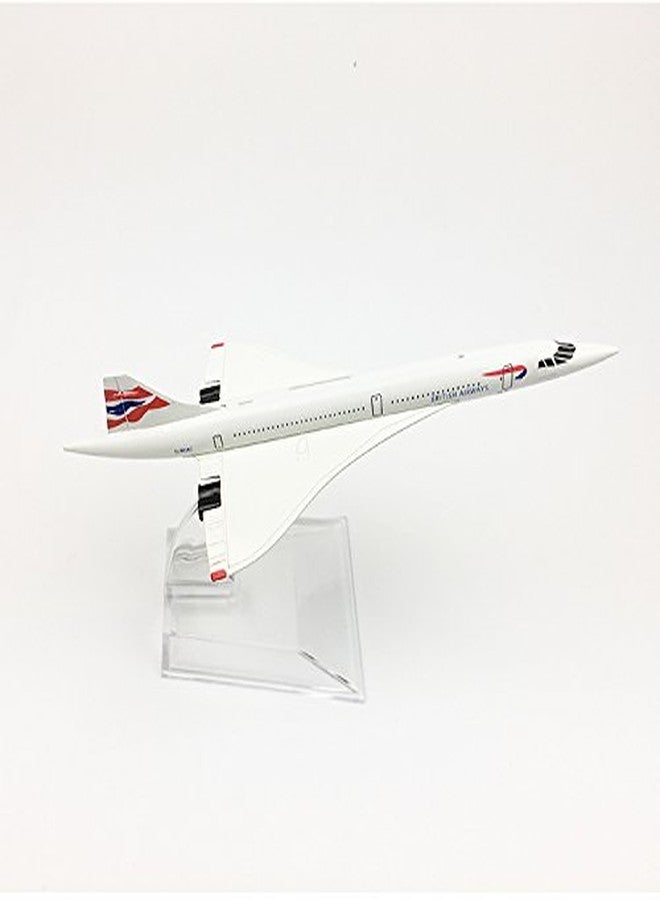 Sage Square 1:300 Scale Highly Detailed Souvenir Metal Model Aircraft Collection (Concord British Airways, Multicolor) - Image 4